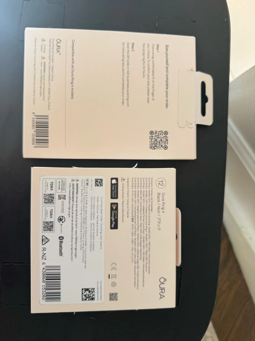 NEW! Oura Ring 4 + sizing kit: Silver (Packaging never opened)